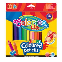 Krāsainie zīmuļi COLORINO Kids 12 krāsas